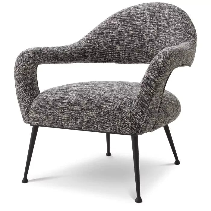 Fotoliu Lombardi Cambon Black 115667, Eichholtz